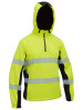 Bisley Flex & Move™ Hi Vis Taped Liquid Repellent Fleece Hoodie (BK6571T)