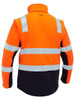Bisley Womens Taped Two Tone Hi Vis 3 in 1 Soft Shell Jacket (BJL6078T)