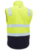 Bisley Womens Taped Two Tone Hi Vis 3 in 1 Soft Shell Jacket (BJL6078T)