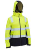 Bisley Womens Taped Two Tone Hi Vis 3 in 1 Soft Shell Jacket (BJL6078T)