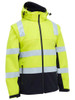 Bisley Womens Taped Two Tone Hi Vis 3 in 1 Soft Shell Jacket (BJL6078T)