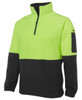 6HVPF - JB's Hi Vis 1/2 Zip Polar Fleece - Jb's Wear