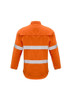 ZW134 - Mens FR Closed Front Hooped Taped Shirt - Syzmik sold by Kings Workwear  www.kingsworkwear.com.au