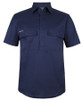 6WKCS - JB's S/S Stretch Close Front Work Shirt - Jb's Wear