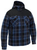 Bisley - Contrast Check Zip Front Hoodie-  BJ6703