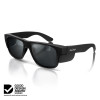 Fusions Matte Black Frame Polarised Lens Safety Glasses - FMBP100