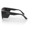 Safestyle -  Primes Matte Black Frame Reflectors Red Lens Safety Glasses - PMBRT100