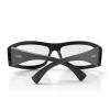 Safestyle - Sonics Matte Black Frame Clear Lens Safety Glasses - SMBC100