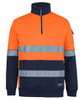 JB's wear - 350g Hi Vis (D+N) 1/2 Zip Trade Fleece - 6DNVF