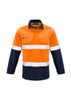 ZW133 - Mens FR Closed Front Hooped Taped Spliced Shirt - Syzmik sold by Kings Workwear  www.kingsworkwear.com.au