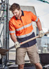 ZW835 - Mens Rugged Cooling Taped Hi Vis Spliced S/S Shirt - Syzmik sold by Kings Workwear  www.kingsworkwear.com.au