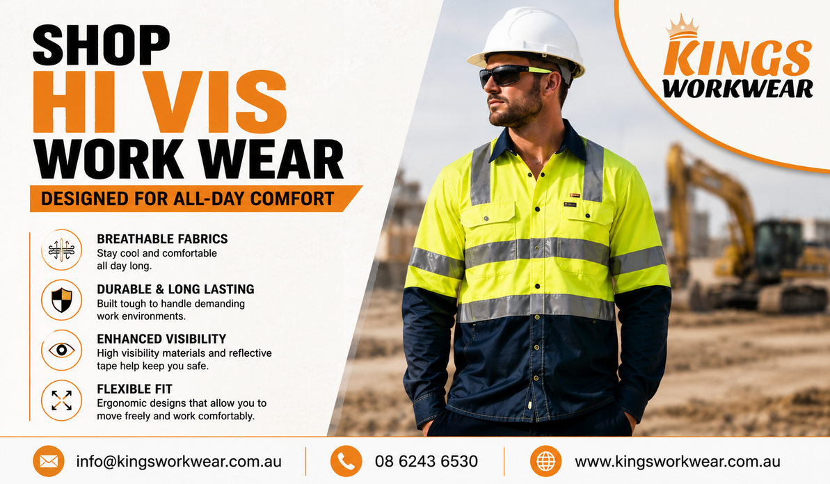 Shop Hi Vis Work Wear Designed for All-Day Comfort
