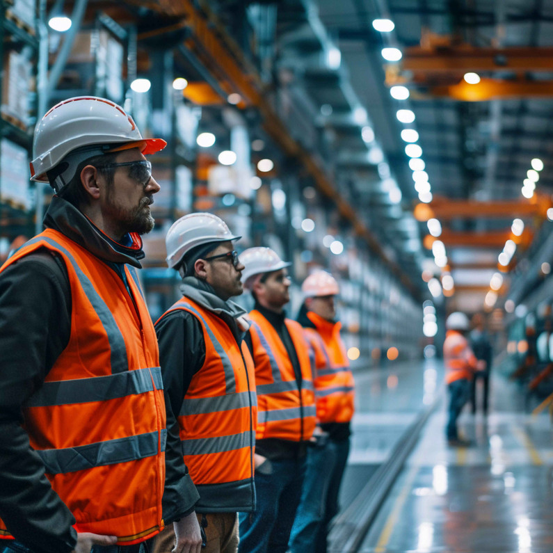 Protecting women in high-risk work sites by rendering them with hi vis workwear