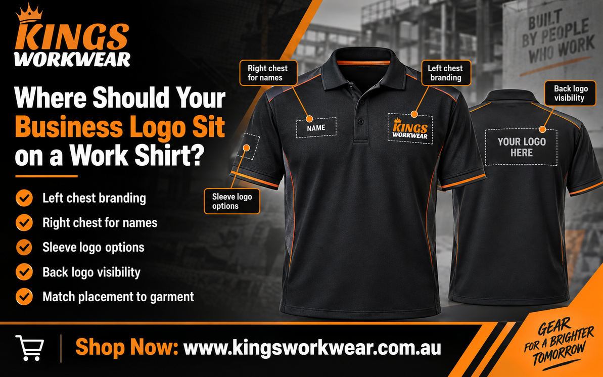 Where Should Your Business Logo Sit on a Work Shirt?