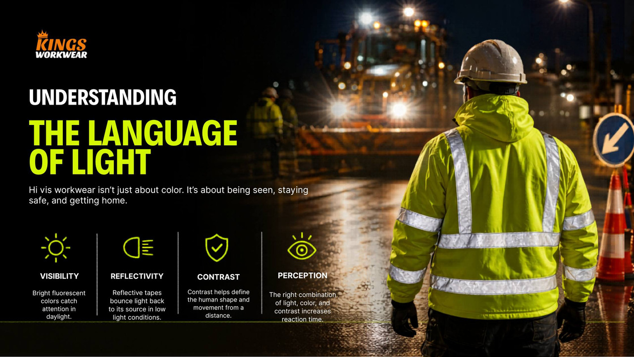 Staying safe and seen with our hi vis workwear - Kings Workwear