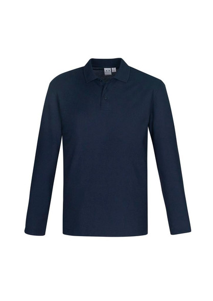 P400ML - Crew Mens L/S Polo  - Biz Collection sold by Kings Workwear  www.kingsworkwear.com.au