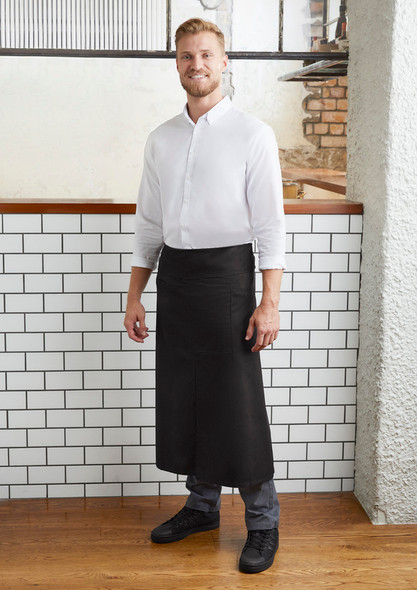 Clearance BA93- Continental Style Full Length Apron  -  Biz Collection