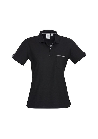 P305LS - Ladies Edge Polo  - Biz Collection sold by Kings Workwear  www.kingsworkwear.com.au