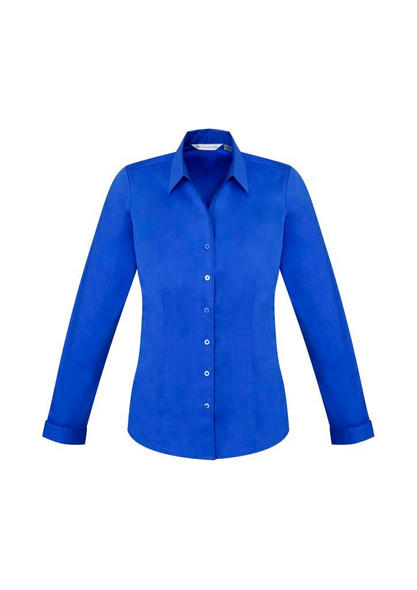 S770LL - Ladies Monaco Long Sleeve Shirt  - Biz Collection sold by Kings Workwear  www.kingsworkwear.com.au