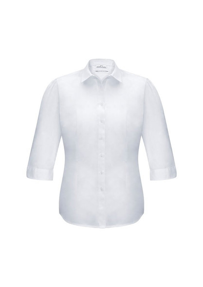 S812LT - Ladies Euro 3/4 Sleeve Shirt  - Biz Collection sold by Kings Workwear  www.kingsworkwear.com.au