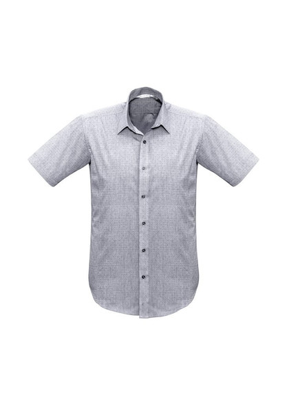 S622MS - Mens Trend Short Sleeve Shirt  - Biz Collection sold by Kings Workwear  www.kingsworkwear.com.au