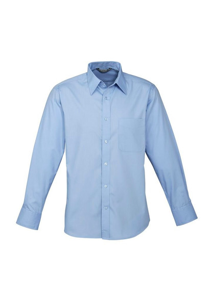 S10510 - Mens Base Long Sleeve Shirt  - Biz Collection sold by Kings Workwear  www.kingsworkwear.com.au