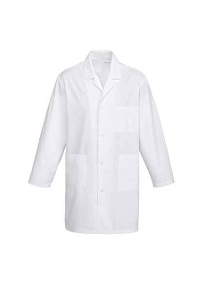 H132ML - Unisex Classic Lab Coat  - Biz Collection sold by Kings Workwear  www.kingsworkwear.com.au