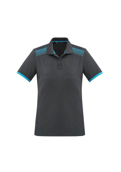 P900LS - Ladies Galaxy Polo  - Biz Collection sold by Kings Workwear  www.kingsworkwear.com.au