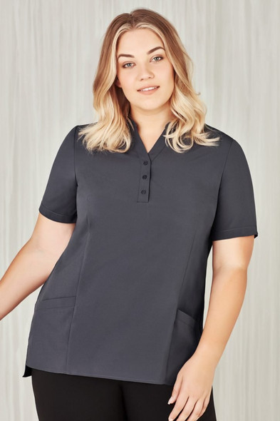 CS949LS - Womens Florence Tunic - Biz Care  sold by Kings Workwear  www.kingsworkwear.com.au