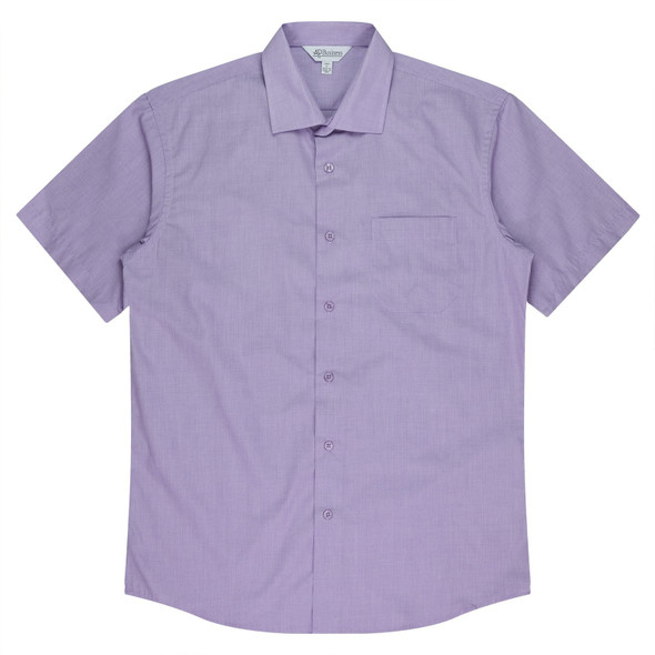 Front View of GRANGE MENS SHIRT SHORT SLEEVE - W1902S -  sold by Kings Workwear www.kingsworkwear.com.au