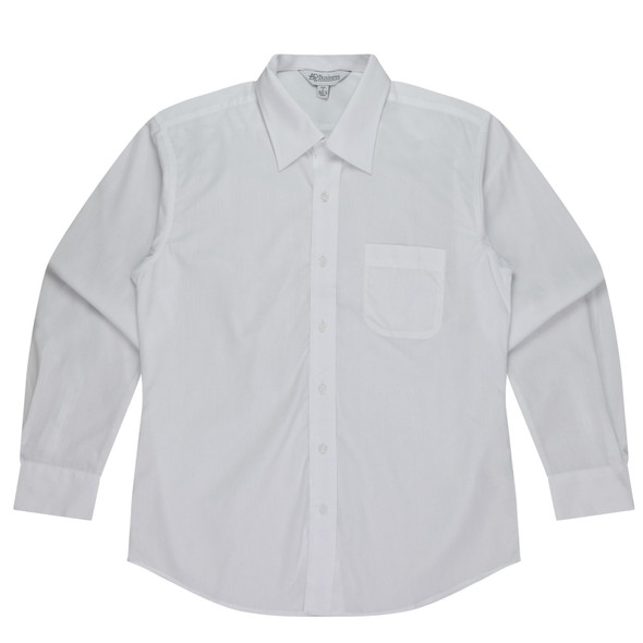 Front View of KINGSWOOD MENS SHIRT LONG SLEEVE - W1910L -  sold by Kings Workwear www.kingsworkwear.com.au