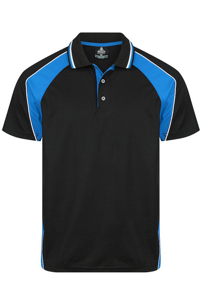 Front View of PANORAMA MENS POLOS - W1309 - AUSSIE PACIFIC sold by Kings Workwear www.kingsworkwear.com.au