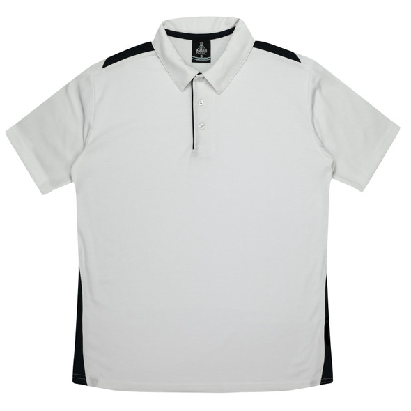 Front View of PATERSON MENS POLOS - W1305 -  sold by Kings Workwear www.kingsworkwear.com.au