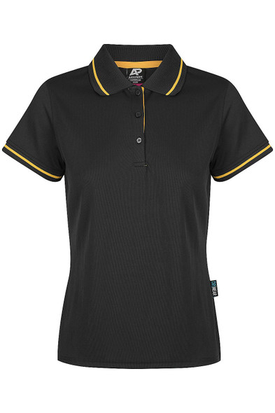 Front View of COTTESLOE LADY POLOS - W2319 - AUSSIE PACIFIC sold by Kings Workwear www.kingsworkwear.com.au