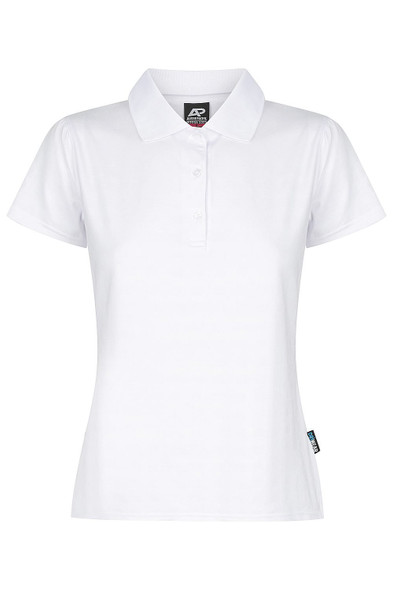 Front View of NOOSA LADY POLOS - W2325 - AUSSIE PACIFIC sold by Kings Workwear www.kingsworkwear.com.au