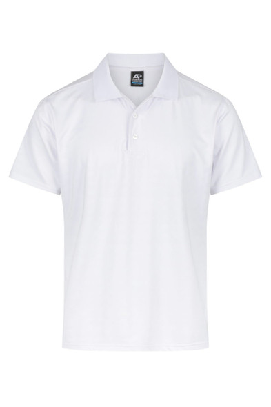 Front View of NOOSA MENS POLOS - W1325 - AUSSIE PACIFIC sold by Kings Workwear www.kingsworkwear.com.au