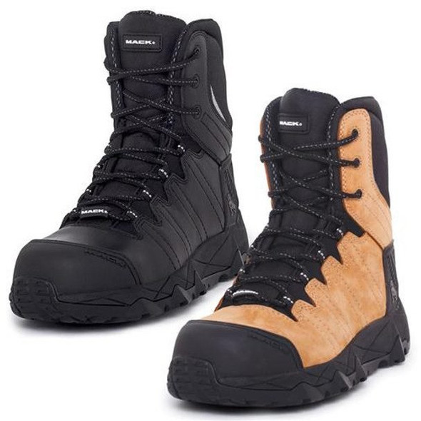 MACK BOOTS TerraPro Zip Sided Safety Boots MKTERRPRZ - MACK Kings Workwear   kingsworkwear.com.au