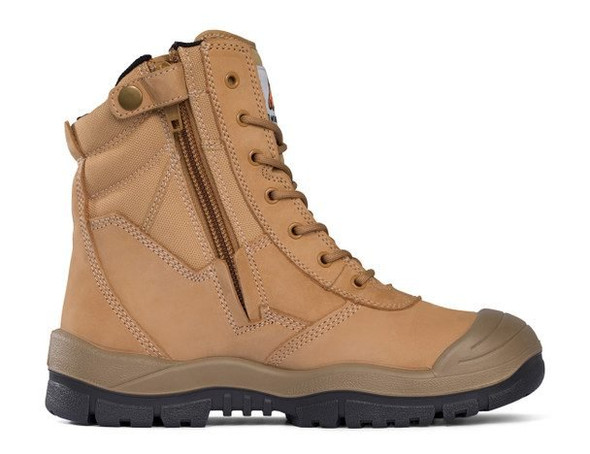 Mongrel SC Series 451050 Wheat High Leg ZipSider Boot - MONGREL Kings Workwear   kingsworkwear.com.au