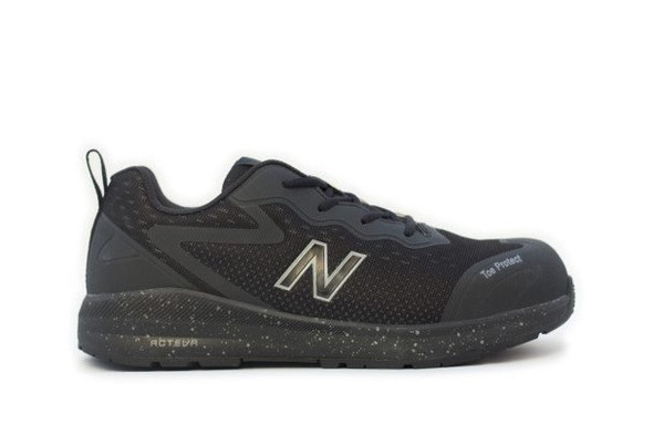New Balance Logic SAFETY shoes 2E midlogi - black / orange - NEW BALANCE Kings Workwear   kingsworkwear.com.au