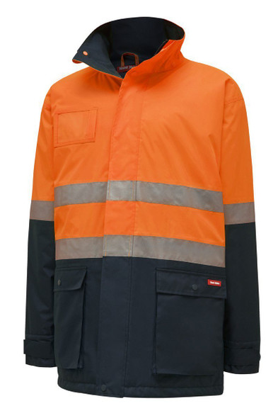 Hard Yakka Hi-Visibility 2Tone Quilted Jacket With Tape - Y06685 - Hard Yakka sold by Kings Workwear www.kingworkwear.com.au