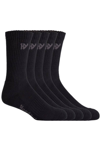 Hard Yakka Cotton Crew  Work Sock 5 Pack - Y20035 - Hard Yakka sold by Kings Workwear www.kingworkwear.com.au