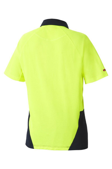 Hard Yakka Koolgear Hi-Visibility Two Tone Short Sleeve Ventilated Polo - Y11396 - Hard Yakka sold by Kings Workwear www.kingworkwear.com.au