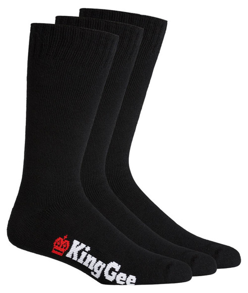 KingGee Mens 3 Pack Bamboo Work Socks - K09230 - KingGee sold by Kings Workwear www.kingworkwear.com.au