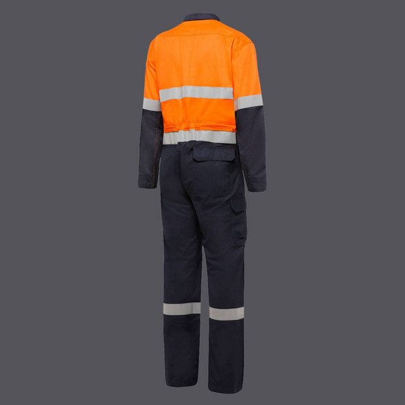 KingGee Shieldtec FR Hi Vis Two Tone Coverall With FR Tape - Y00055 - KingGee sold by Kings Workwear www.kingworkwear.com.au