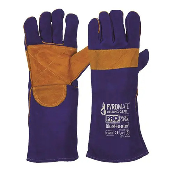 PRO CHOICE KBW16E PYROMATE® BLUE HEELER®  BLUE & GOLD KEVLAR® LARGE sold by Kings Workwear at www.kingsworkwear.com.au