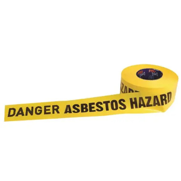 PRO CHOICE DADH30075 BARRICADE TAPE  300M X 75MM DANGER ASBESTOS DUST HAZARD PRINT sold by Kings Workwear at www.kingsworkwear.com.au