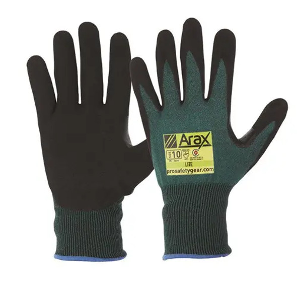 PRO CHOICE AGND ARAX® GREEN NITRILE SAND DIP PALM sold by Kings Workwear at www.kingsworkwear.com.au