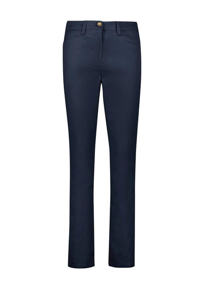 Back view of Womens Slim Leg Stretch Chino Pant      sold by Kings Workwear www.kingsworkwear.com.au