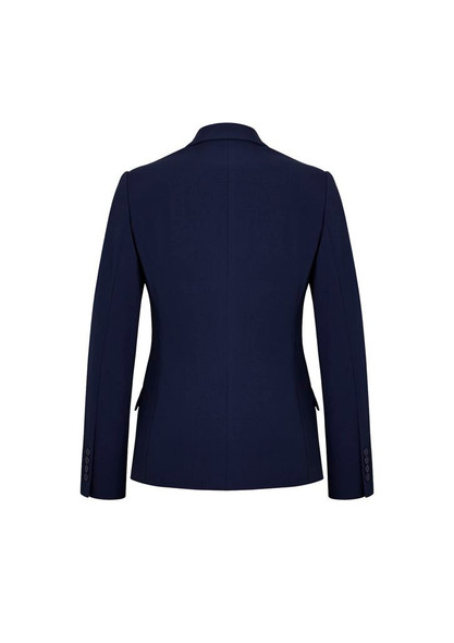 Back view of Womens Siena Mid Length Jacket      sold by Kings Workwear www.kingsworkwear.com.au