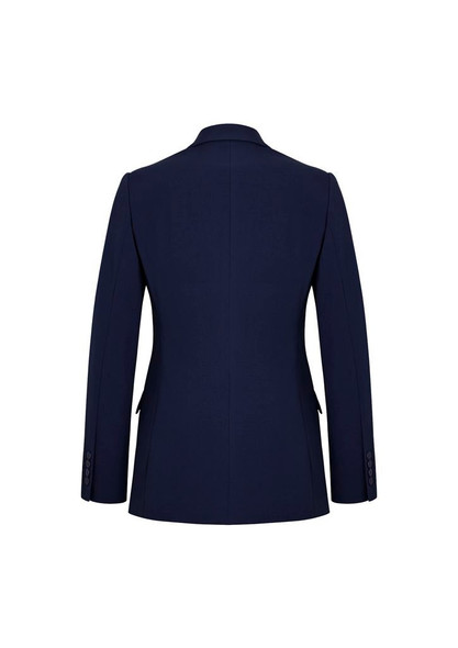 Back view of Womens Siena Longline Jacket      sold by Kings Workwear www.kingsworkwear.com.au